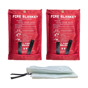 Couverture anti-feu spéciale pour pompiers, non toxique, en tissu de fibre de verre, résistante à la chaleur, plusieurs options d'épaisseur pour un usage domestique - Product Image 1