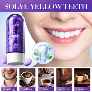 OEM SADOER venta al por mayor nuevo superventas V34 color fruta uva Blanqueamiento <span class=keywords><strong>Dental</strong></span> <span class=keywords><strong>pasta</strong></span> de <span class=keywords><strong>dientes</strong></span> tabletas masticable <span class=keywords><strong>pasta</strong></span> de <span class=keywords><strong>dientes</strong></span> con personalizado - Product Image 2