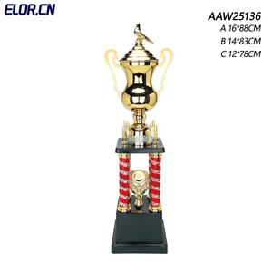Trofeo Personalizzato Creativo per Competizioni di Danza Sportiva della Fabbrica ELOR con Colomba della Pace e Quattro Grandi Pilastri, Medaglia in Metallo, Souvenir in <span class=keywords><strong>Ferro</strong></span> - Product Image 6