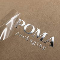 Pegatina de Transferencia UV Personalizada con Logotipo 3D en Relieve, Pegatinas Metálicas Doradas y Plateadas