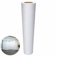 TREES-WF1212 - Suministro al por Mayor de Fábrica |   Película Esmerilada de PVC Autoadhesiva Mate para Ventanas de Vidrio, Distribuidores y Tiendas Minoristas