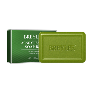 Jabón en Barra BREYLEE Natural de Aceite de Árbol de Té para Limpieza Profunda, Control de Grasa y Eliminación del Acné, Hecho a Mano - Product Image 1