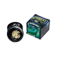 Boîte en papier pour concentré personnalisé, 5 ml, métallique, 5 grammes, 9 grammes, mini pot en verre pour cire, boîte cadeau, emballage