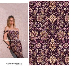 Tela de Algodón con Estampado Personalizado de Flores Pequeñas, Estilo <span class=keywords><strong>Liberty</strong></span> <span class=keywords><strong>London</strong></span> Tana, Venta Caliente de Yuhua - Product Image 4