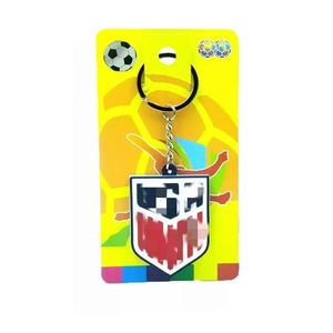 Llavero de fútbol de PVC blando al por mayor, llavero de goma 3D de equipos europeos para aficionados al fútbol, en buen stock - Product Image 6