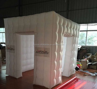 Cabine de Photo gonflable avec lumière LED, nouveau design k, bon marché, tente de Studio DJ pour événement fête