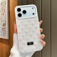 Coque de téléphone de luxe scintillante avec diamants pour iPhone 17 Pro Max 16 13 11 15 14 12 – Housse de protection