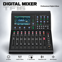 Console de mixage numérique professionnelle TF16 avec 16 entrées, 12 sorties, RTA, enregistrement USB et contrôle réseau