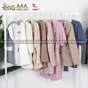 เสื้อเบลเซอร์ยาวสไตล์วินเทจสำหรับผู้หญิง ขายส่ง ผ้าโพลีเอสเตอร์ ของมือ<span class=keywords><strong>สอง</strong></span> กระดุมแถวเดียว สไตล์เรโทร เหมาะสำหรับใส่ทำงานในออฟฟิศหรือลำลอง - Product Image 5