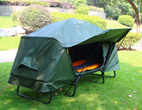 Tente tout-terrain double couche imperméable, prix d'usine, lit de couchage, tentes de camping, équipement d'extérieur