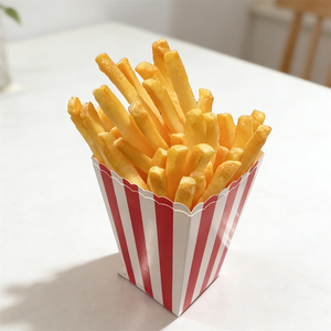 Modelo de Papas Fritas de Simulación, Comida Frita Artificial de Plástico, Accesorios de Exhibición Realistas y Ecológicos para Tiendas de Comida Rápida, Camiones de Comida y Cocinas - Product Image 6