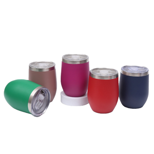 Vaso Térmico de Acero Inoxidable de Doble Pared con Aislamiento al Vacío, Diseño Clásico en Forma de Huevo, Taza Térmica Navideña con Tapa para Camping - Product Image 4