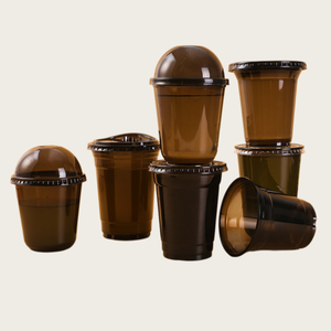 Custom Logo PET Material 16 oz Lidded Disposable <b>Cold</b> Drink <b>Cup</b> Black Disposable <b>Cold</b> Drink <b>Cup</b> - Product Image 5