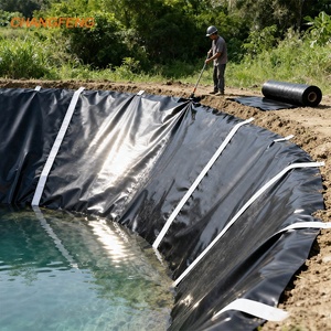 Geomembrana Impermeabile Anti-UV in HDPE EPDM per Rivestimento di Stagni e Acquacoltura - Product Image 1