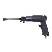 Marteau pneumatique robuste à longue course de 250 mm avec 4 burins, kit de marteau pneumatique 4500 SPM en stock