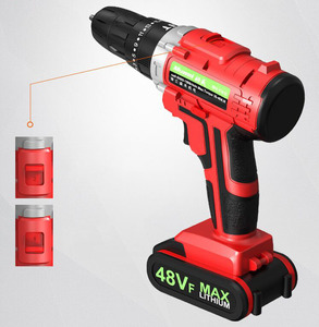48V Rechargeable Lithium <b>Power</b> Screw Drivers Cordless Drill Multifunction Hand Household Screwdriver Set PG4099 Cordless Drill P - Product Image 5