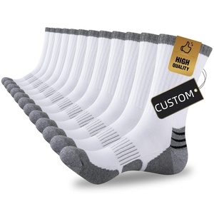 Chaussettes de course épaisses et respirantes, à absorption de l'humidité, ultra-élastiques, confort toute la journée, chaussettes de sport pour la gym - Product Image 1