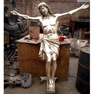 Nổi tiếng trang trí nội thất đúc tang Christ hình Brass Jesus tượng để bán - Product Image 2