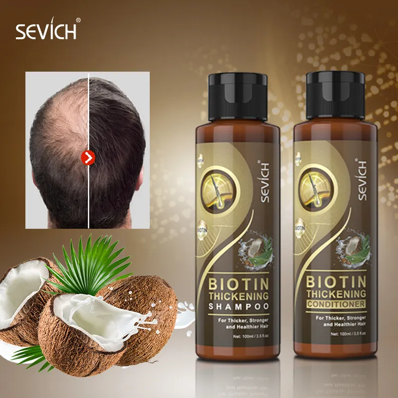 Grosir sampo penumbuh rambut 2 In 1 sampo mengaktifkan folikel untuk pertumbuhan rambut kondisioner sampo Biotin untuk rambut