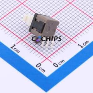 PS-5850DHB-3PNA Push Button Switch Through hole Component (THT) Switch No Lock Rectangle Plunger 500mA 24V - Product Image 2