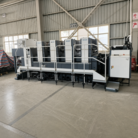 Máquina de Impresión y Grabado Automática de Cama Plana de Cuatro Colores Shinohara 92IVH/920-4 Usada de 2017
