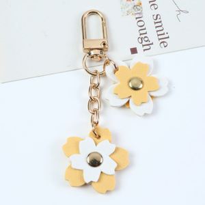 Exquisite Flower Decorative Keychain Pendant Stylish Pu Leather <b>Bag</b> <b>Charm</b> - Product Image 6