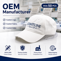Chapeau décontracté de style urbain, doux, respirant et imperméable, brodé, couleur ivoire, style côtier, personnalisable, directement de l'usine, fabricant de marques privées