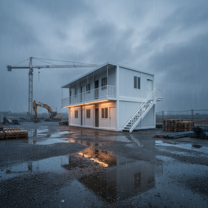 Casa Contenedor Prefabricada Móvil de Doble Capa y 2 Pisos con Estructura de Acero de <span class=keywords><strong>40</strong></span> pies, Villa Prefabricada Portátil de 2, 3 o 4 Dormitorios - Product Image 1