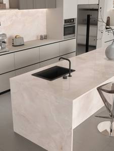 Không silica thạch anh đá onxy đá cẩm thạch màu hồng thiêu kết đá cẩm thạch bàn gốm sứ hồng Đá Cẩm Thạch thiêu kết tấm gạch - Product Image 2