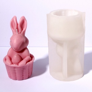 Molde de Silicona para Velas de Pascua, Molde de Silicona con Forma de Conejo para Velas, Decoración del Hogar, Molde para Velas Aromáticas, Molde para Resina - Product Image 6