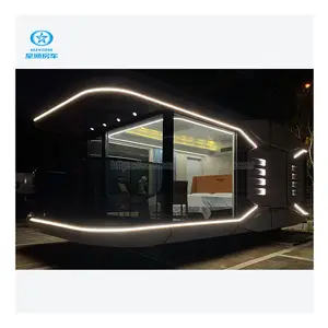 Outdoor Pod House Moderne Capsule Cabine Hotel Container Huis Slaap Pod Mobiel Klein Schip Ruimte Huis Luxe Capsule Huis