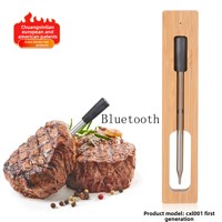 Thermomètre à viande sans fil Bluetooth CXL001, surveillance en temps réel, contrôle précis de la température, charge USB, multi-usages, plus facile à utiliser
