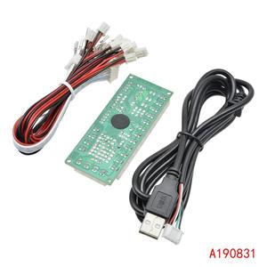 ตัวเข้ารหัส USB สำหรับพีซี ต่อกับจอยสติ๊กแบบ <span class=keywords><strong>Zero</strong></span> Delay สำหรับเกมอาร์เคด แผงวงจรควบคุมจอยสติ๊ก เหมาะสำหรับชุด DIY MAME แบบ 2 พิน - Product Image 3