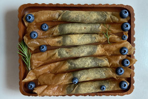 Rouleau de printemps croustillant aux haricots rouges Collations de dessert <span class=keywords><strong>chinois</strong></span> Pâtisserie congelée en vrac pour la cuisson OEM/ODM disponible - Product Image 4