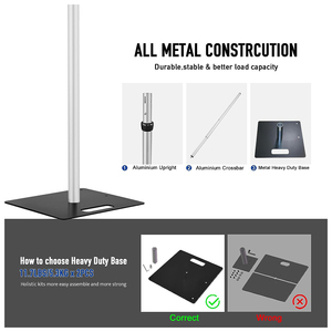 10x10ft Ống Và Treo Lên Kit Có Thể Điều Chỉnh Ống Và Treo Lên Đứng Nhiệm Vụ Nặng Nề Backdrop Đứng Cho Tổ Chức Sự Kiện Đảng Trang Trí Đám Cưới - Product Image 4