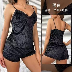 Chemise de nuit pour femmes grande taille, sexy, luxueuse, élégante, respirante, été automne, 100% coton, manches courtes, col décontracté, style vintage - Product Image 3