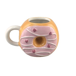 Taza de Cerámica Creativa, Linda y Femenina en Forma de Donut con un Alto Nivel de Estética y Estilo Ins, Taza de Café para Oficina - Product Image 6