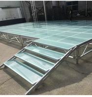 Plateforme DJ portable, scène de concert, podium en aluminium pour mariages et grands événements