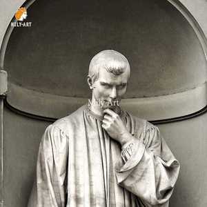 Estatua de Niccolò Machiavelli de Tamaño Real en Mármol, Famosa en Campus Universitarios, Marca MILY - Product Image 4