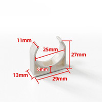 Pince de fixation en U pour tuyau d'arrosage en PVC Yongsheng YS-GDKK 20 25 32 40 50mm