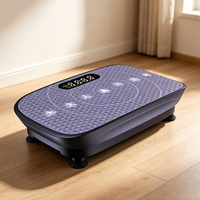 Plateforme vibrante de massage électrique ABS Crazy Fit, portable, écologique, sûre pour une utilisation à domicile, perte de poids, exercice corporel