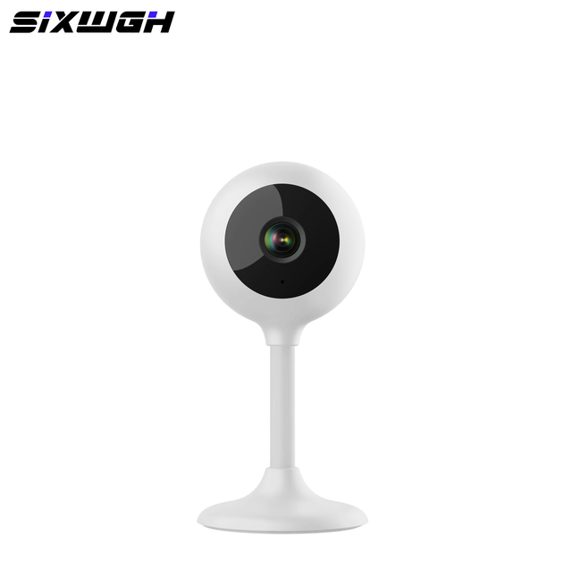 SIXWGH Smart WiFi Home Security Camera 2MP Rotatable Indoor Night Vision Motion Detection Micro SD Card Storage USB 1080p