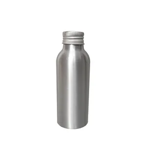 Botella de aluminio desechable para aceites esenciales, botella de aluminio de 50 ml, 100 ml y 250 ml