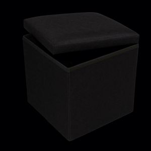 Modern Stool Living Room Furniture <b>Storage</b> Box Fabric Stainless Steel Bamboo Highest Quality Sample Available - Product Image 2