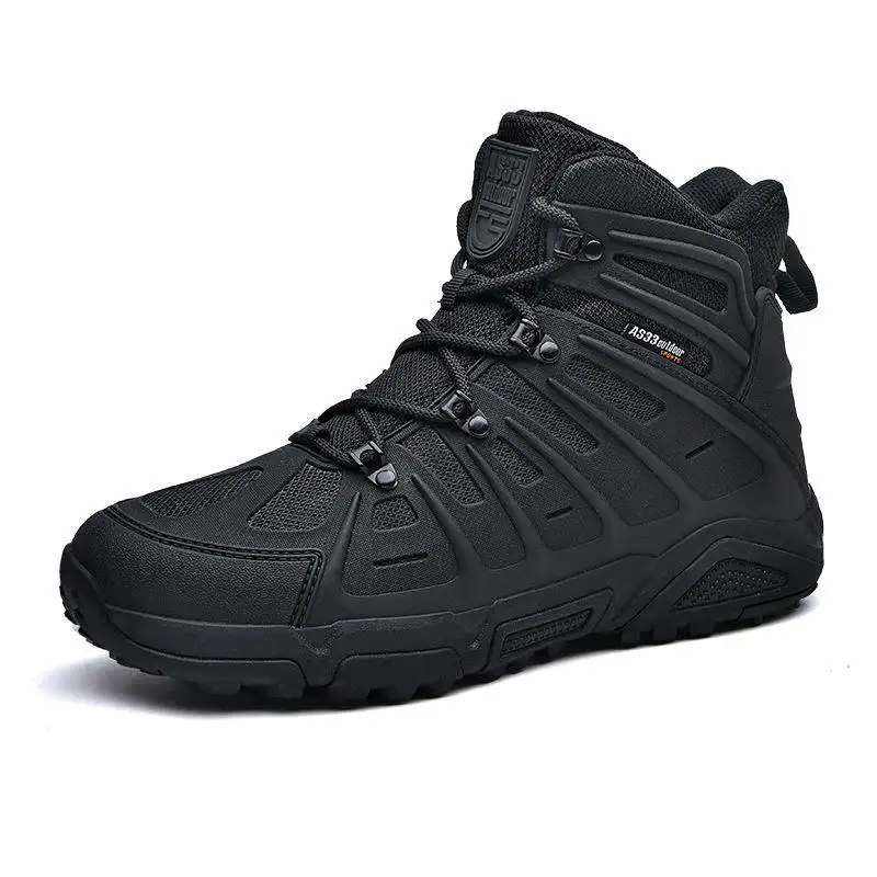 Nuevas botas tácticas para hombre, botas de seguridad impermeables para el trabajo en el desierto, zapatos deportivos de escalada, botas de combate para senderismo al aire libre