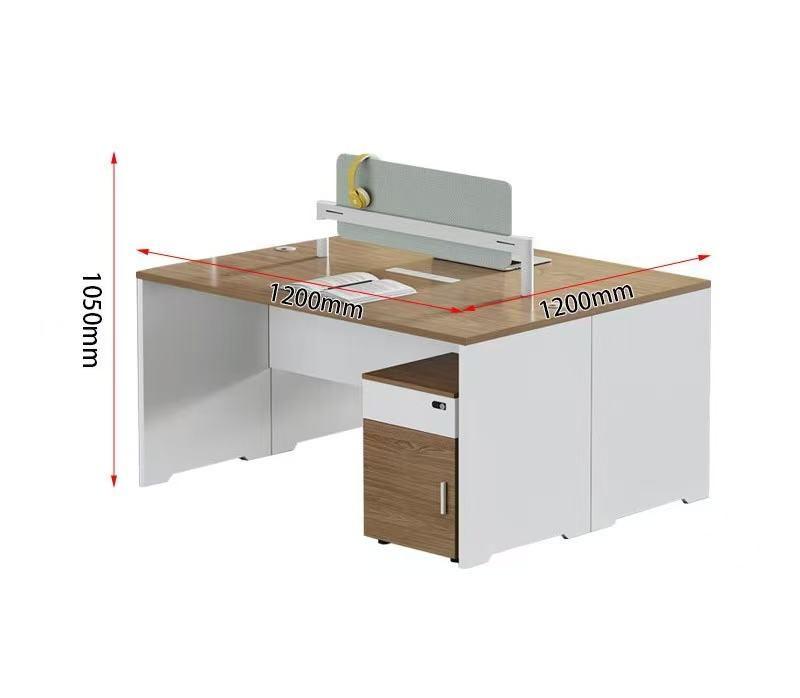 โต๊ะทำงานคู่สำหรับพนักงานสองคน