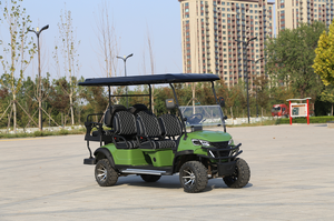 WELIFTRICH Mini Carro de Golf Clásico de Lujo Económico para 4, 6 o 8 Pasajeros, Ideal para Bodas, Resorts y Hoteles (2+2 Personas) - Product Image 4
