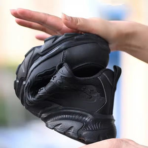 Botas de senderismo para uso en exteriores, zapatos para hombre con altura media a la pantorrilla, impermeables y antideslizantes para hombre - Product Image 5