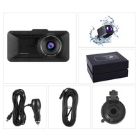 Caméra de tableau de bord DVR double objectif 4K+1080P, caméra de recul AHD, GPS, WIFI, écran IPS, enregistreur vidéo, vision nocturne, enregistrement en boucle, 1 an