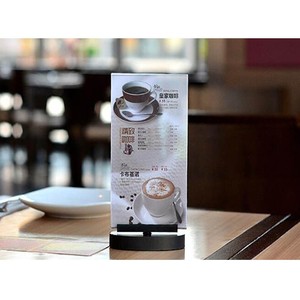 Haute qualité <span class=keywords><strong>Restaurant</strong></span> Menu Couvre Publicité Barre D&amp;#39;affichage Équipement Deux Côté Boisson Table Top <span class=keywords><strong>Restaurant</strong></span> Offre - Product Image 6